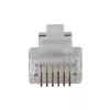 Moduliniai jungtys Intronics RJ-12 M TD106M ACT Apvalus laidas Kietas Maišelyje 25vnt