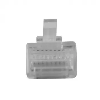 ACT RJ45 (8P/8C) modulinė jungtis plokščiam kabeliui TD108, 25 vnt.