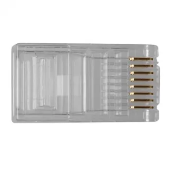 ACT RJ45 (8P/8C) modulinė jungtis plokščiam kabeliui TD108, 25 vnt.