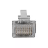 ACT RJ45 (8P/8C) ekranuotas modulinis jungtis apvaliam kabeliui su vientisais laidininkais