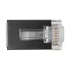 ACT RJ45 (8P/8C) ekranuotas modulinis jungtis apvaliam kabeliui su vientisais laidininkais