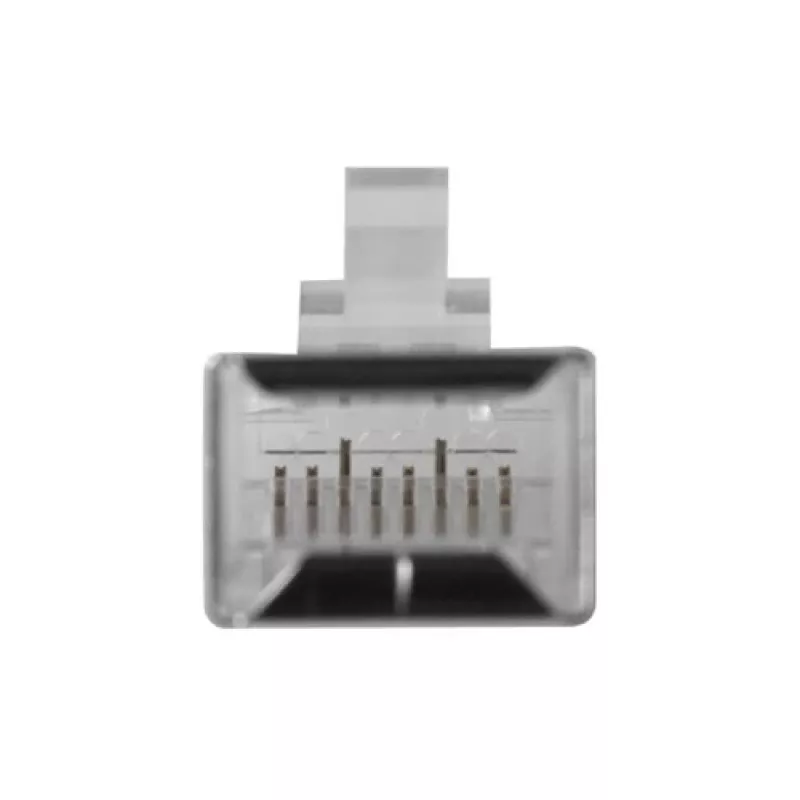 ACT RJ45 CAT6 ekranuotas modulinis jungtis 8P/8C apvaliam kabeliui su vientisais arba vytiniais laidininkais