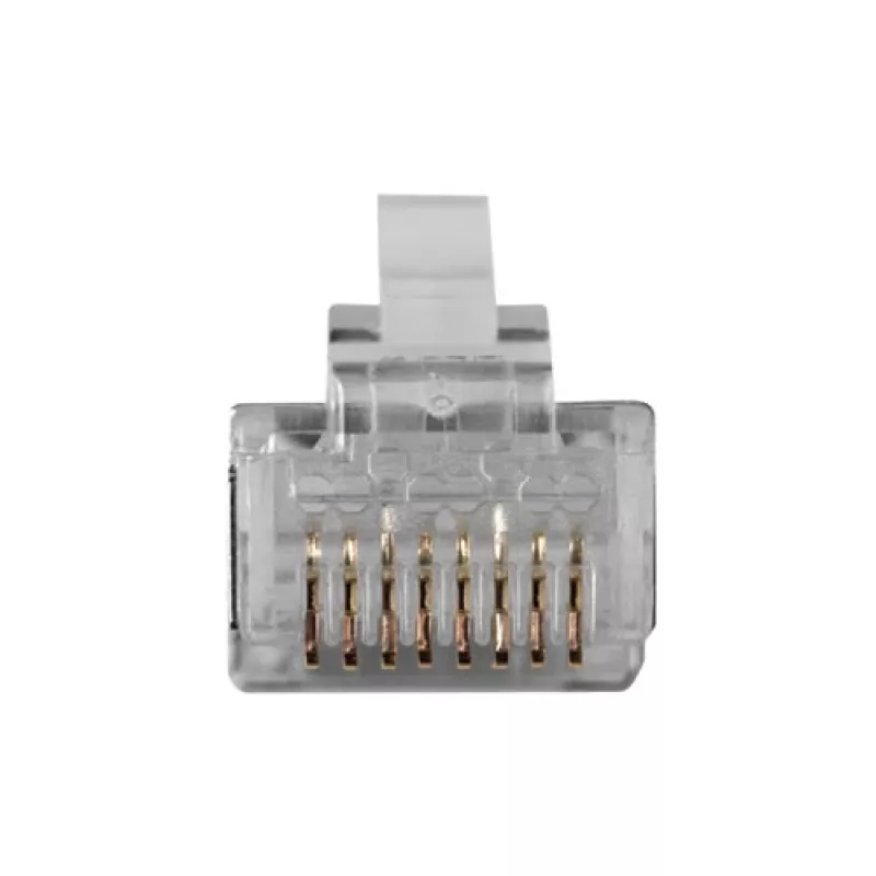 ACT RJ45 CAT6 ekranuotas modulinis jungtis 8P/8C apvaliam kabeliui su vientisais arba vytiniais laidininkais