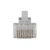 ACT RJ45 (8P/8C) CAT6 modulinis jungtis apvaliam kabeliui su vientisais arba vytiniais laidininkais