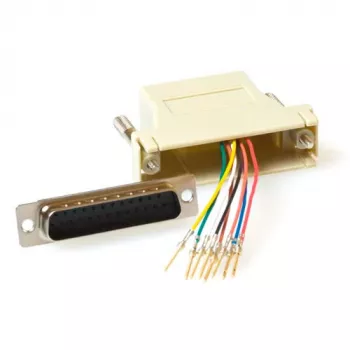 Montuojamas sunkus adapteris RJ-45 moteriškas į 25 kontaktų D-Sub moterišką ACT TD25F8