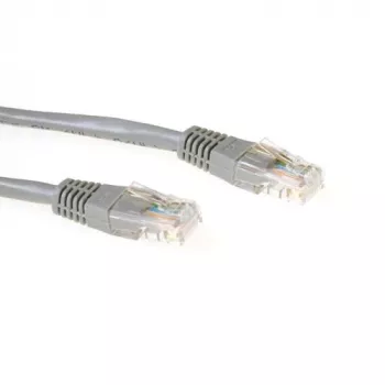 ACT 1,5 m U/UTP CAT5E jungiamasis laidas su RJ45 kištukais, pilka