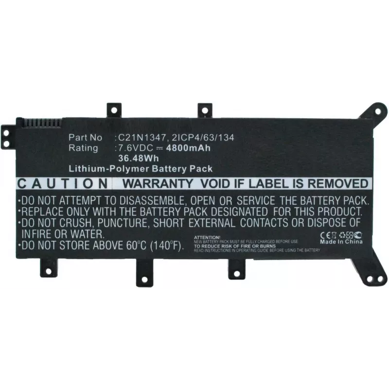 CoreParts baterija, skirta ASUS nešiojamiesiems kompiuteriams (A555, A555L, DX992, F51, F530, F554, F555, F555L, F555LA-AH51, F555LD)