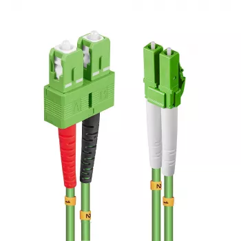 Lindy 46324 InfiniBand / šviesolaidinis kabelis 10 m 2x LC 2x SC Žalias