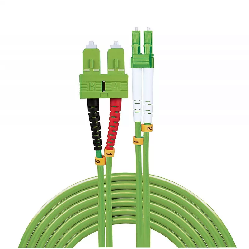 Lindy 46324 InfiniBand / šviesolaidinis kabelis 10 m 2x LC 2x SC Žalias