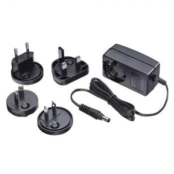 Lindy 5VDC 2,6A kelių šalių maitinimo šaltinis, 5,5/2,1mm, vidaus, AC, juodas