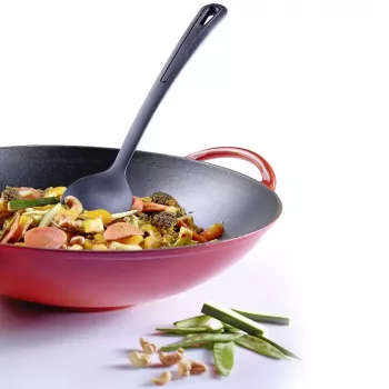Wok šaukštas Westmark Gentle Plus, poliamidas, ilgis 315 mm, plotis 72 mm, juodas