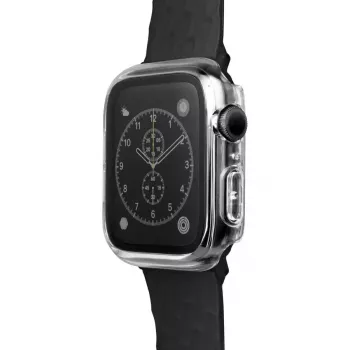 Dėklas išmaniesiems laikrodžiams LAUT Shield Skaidrus Grūdintas Stiklas Polikarbonatas PC Apple Watch 44/45mm