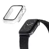 Apsauginis dėklas LAUT Shield Apple Watch 40–41 mm – skaidrus stiklas ir polikarbonatas