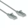 ACT pilkas 10 m LSZH U/UTP CAT6 duomenų centro plonas pataisos laidas su apsauga nuo užkabinimo ir RJ45 jungtimis