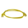 ACT Yellow 7 m LSZH U/UTP CAT6 duomenų centro plonas pataisinis kabelis su RJ45 jungtimis