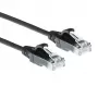 ACT Black 7 m LSZH U/UTP CAT6 plonas lizdinis kabelis su apsaugotais RJ45 jungtimis