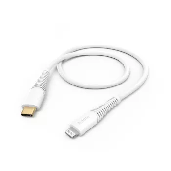 Hama 00201505 laidas Lightning – USB C 1,5 m Baltas
