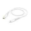 Hama 00201505 laidas Lightning – USB C 1,5 m Baltas
