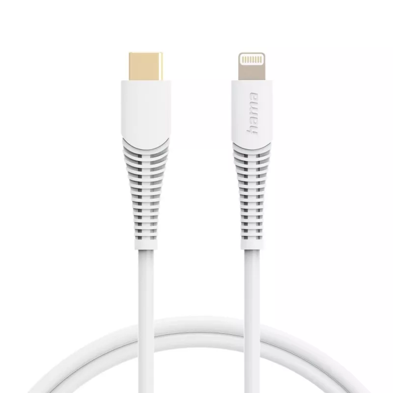 Hama 00201505 laidas Lightning – USB C 1,5 m Baltas