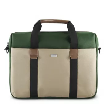 Hama Silvan 35,8 cm (14,1 colio) toploader dėklas Smėlio, Žalia