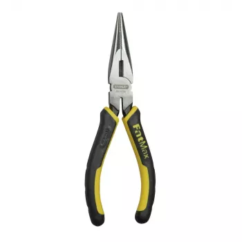 Replės smailianosės Stanley FATMAX 1/2 Round Nose Pliers Juodos Geltonos