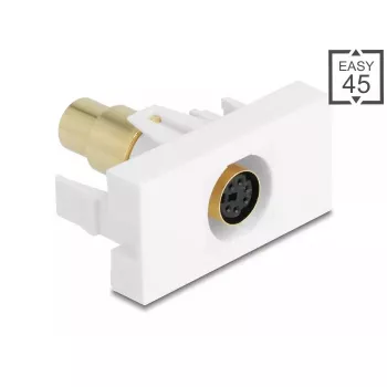 DeLOCK 90873 lyties keitiklis Mini-DIN 6 kontaktų, baltas