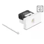 DeLOCK 90879 lyties keitiklis RJ45 LSA 180° juoda balta