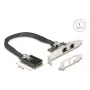 DeLOCK 95280 Vidinė Mini PCI Express RJ-45 adapterė 4 Gbit/s