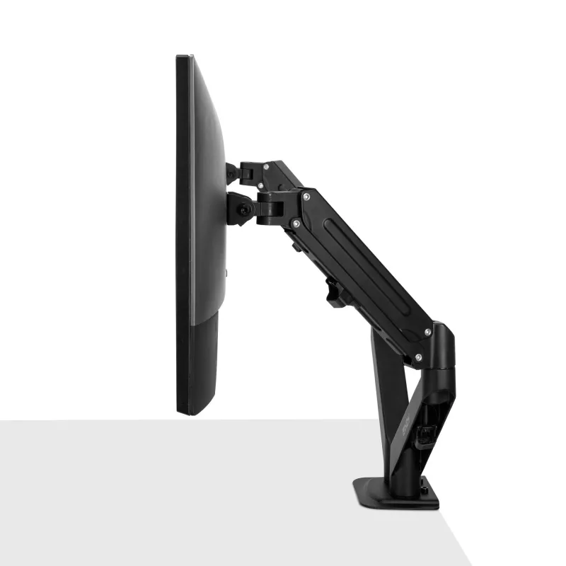 Lindy 40708 Dual Mount stalo dujinė spyruoklinė svirtis, juoda