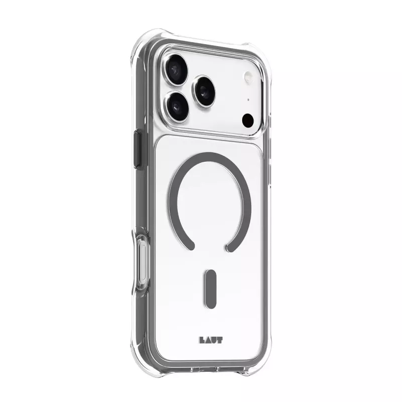 LAUT L_IP25D_AP_GY AERO PROTECT dėklas iPhone 17 Pro Max telefonui, Shadow Grey (pilkas)