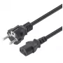 Manhattan maitinimo laidas, CEE 7/4 Schuko – C13, 5 m, 10 A, juodas