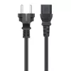 Manhattan maitinimo laidas, CEE 7/4 Schuko – C13, 5 m, 10 A, juodas