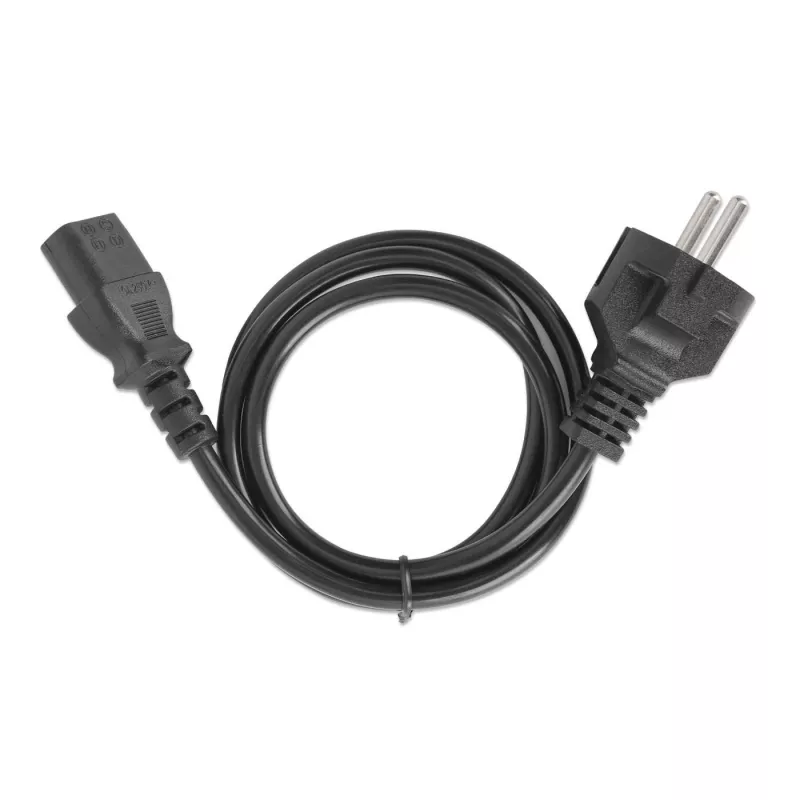 Manhattan maitinimo laidas, CEE 7/4 Schuko – C13, 5 m, 10 A, juodas