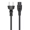 Manhattan maitinimo laidas, CEE 7/4 Schuko kištukas į C5 lizdą (dobilėlis), 3 m, 2,5 A, viso gyvenimo garantija