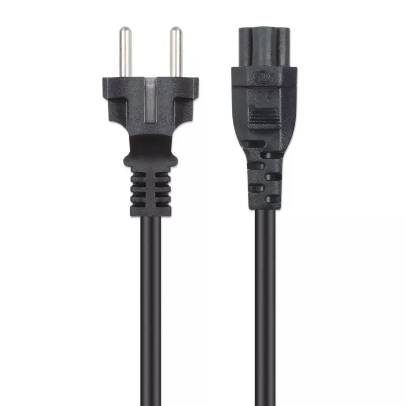 Manhattan maitinimo laidas, CEE 7/4 Schuko kištukas į C5 lizdą (dobilėlis), 3 m, 2,5 A, viso gyvenimo garantija