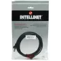 Intellinet tinklo jungiamasis kabelis, Cat5e, 15 m, juodas, CCA, U/UTP, PVC, RJ45, auksuoti kontaktai, apsaugotas nuo užkliuvimo, su gaubtu, viso gyvenimo garantija