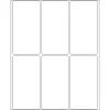 Universali etiketė HERMA 34x67 mm balta matinė rankiniam rašymui 192 vnt.