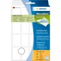 Daugiafunkcinės etiketės HERMA 10613 25x40 mm balta, nuimamos/perskleidžiamos