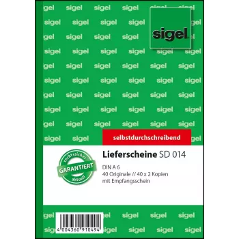 Užrašų knygelė Sigel SD014 A6 40 lapų, linijuota, kieti viršeliai, žalia/balta
