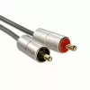 Hama 00080865 garso kabelis 2 m 3,5 mm 2 x RCA sidabrinis