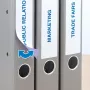 Nuimamos segtuvų etiketės HERMA A4 192x38 mm balta 700 vnt.