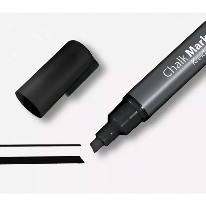 Markeris kreidinis Sigel GL180 juodas