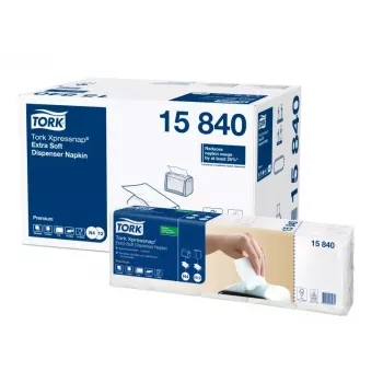 Servetės popierinės Tork 15840 baltos 500 vnt.