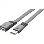 USB kabelis Renkforce RF-4096101 3m USB 2.0 juodas