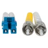 Intellinet Fiber Optic Patch Cable, OS2, LC/ST, 5m, Geltona, Dupleksas, Vienmodis, 9/125 µm, LSZH, Pluoštas, Viso gyvenimo garantija