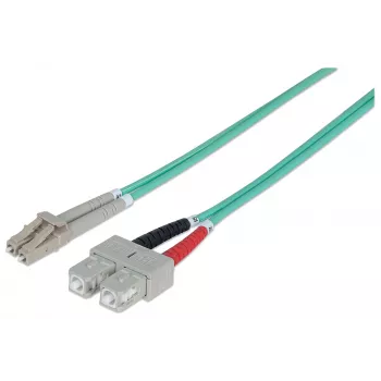 Intellinet Fiber Optic Patch Cable OM4 LC/SC 20m Violet Duplex Multimode 50/125 µm LSZH šviesolaidinis laidas