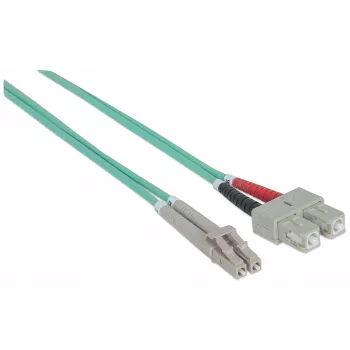 Intellinet Fiber Optic Patch Cable OM4 LC/SC 20m Violet Duplex Multimode 50/125 µm LSZH šviesolaidinis laidas