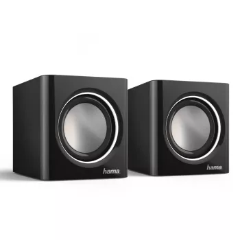 Garsiakalbiai Hama Sonic Mobil 185, juoda, sidabrinė, laidiniai, 3 W