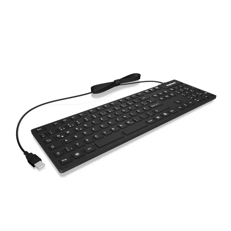 KeySonic KSK-8030 IN (UK) klaviatūra pramoninė USB QWERTY UK anglų juoda