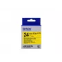 Epson LK-6YB2 magnetinė etikečių kasetė juoda/geltona 24mm (1,5m)